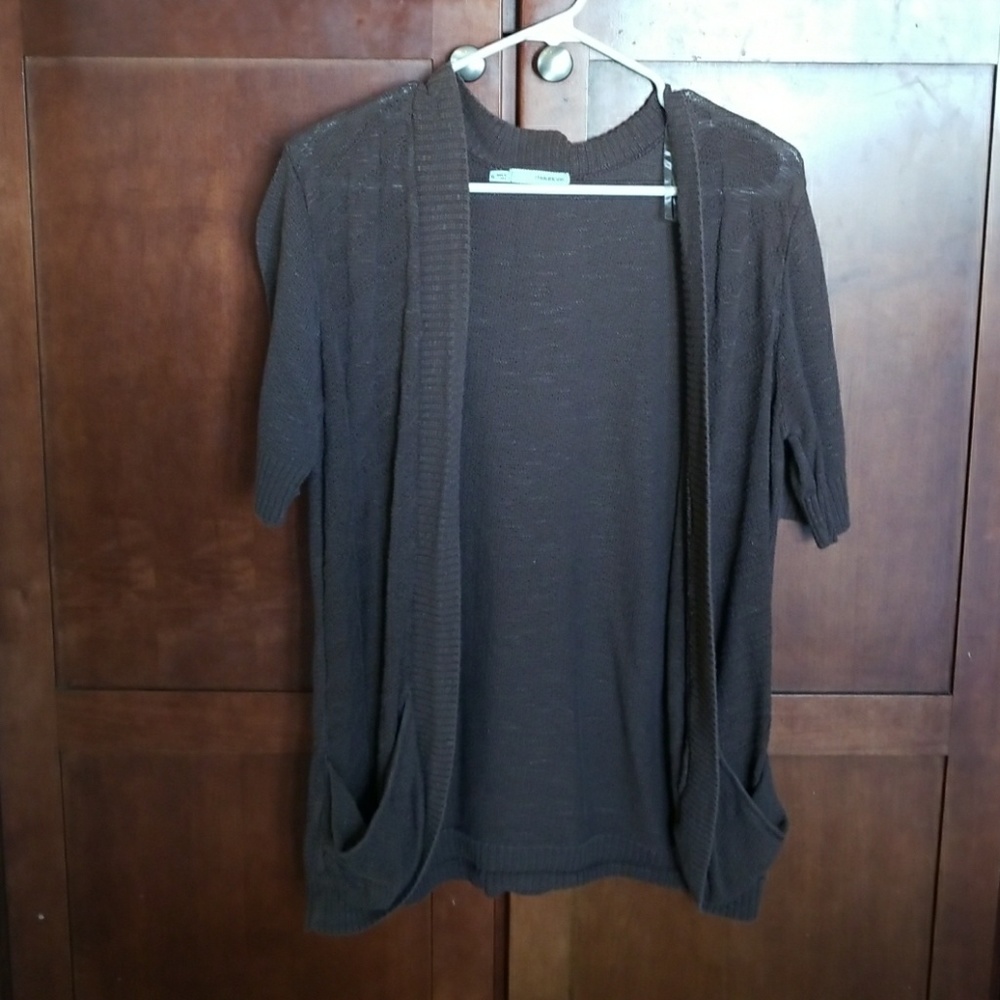 Nice Brown Lightweight Cardigan